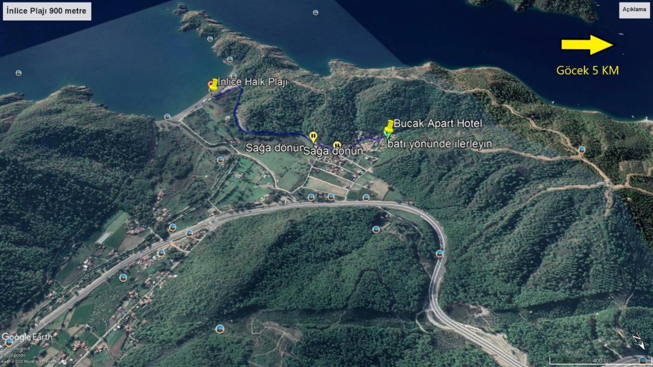 Bucak Apart Hotel Goecek & Beach ภายนอก รูปภาพ
